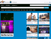 Tablet Screenshot of dubaifridays.com